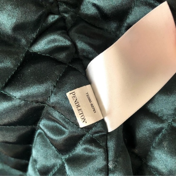Pendleton Jacket  Metallic Green size Medium - Picture 12 of 13